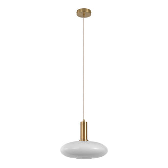 Chelsea Hanglamp plat - Messing Look Lamp House Nordic
