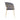 Grijze fluwelen stoel met doorgestikte rugleuning Stoel SalesFever