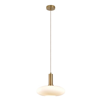 Chelsea Hanglamp plat - Messing Look Lamp House Nordic