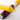 Dip-dye Dinerkaars - Set van 2  - Geel Kaars Mica Decorations